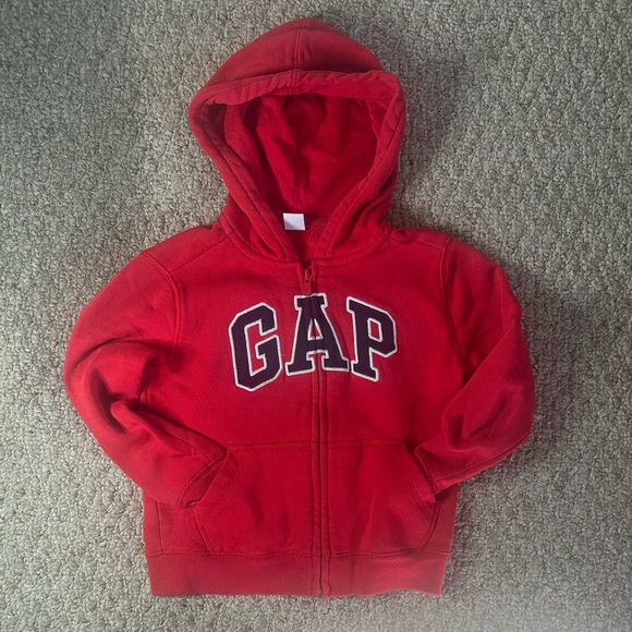GAP Other - Red Gap baby zip up hoodie Size 5 years
